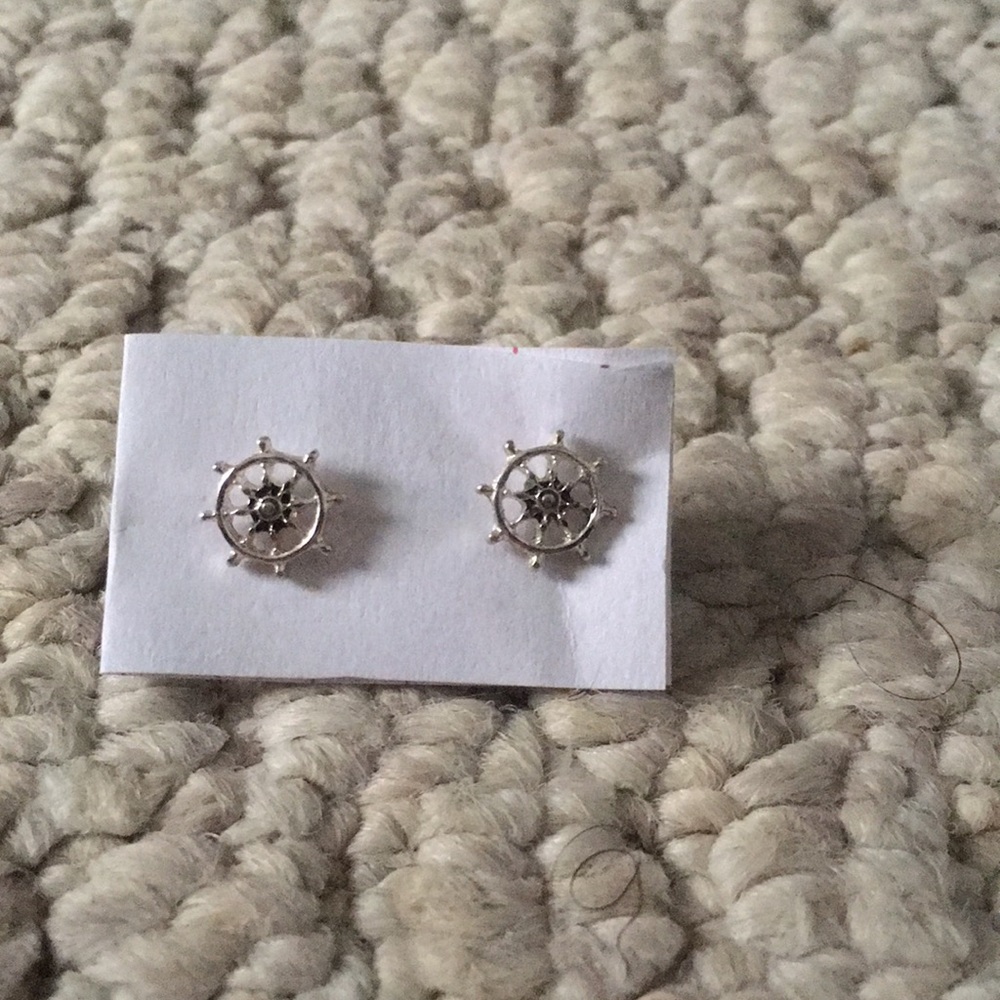 US Naval Academy earrings